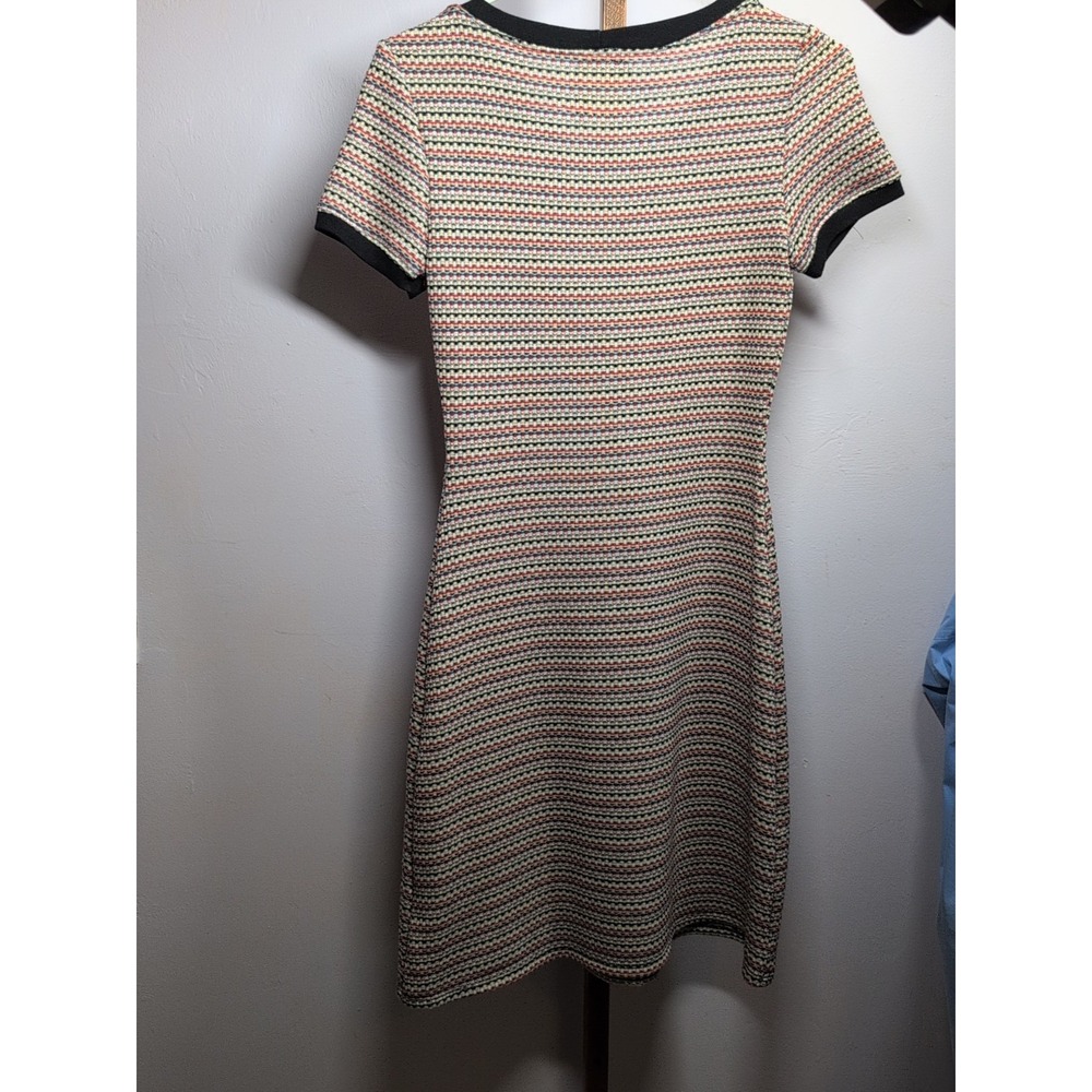 ModCloth Multicolor Braided Rope Striped Dress XS - Picture 7 of 7